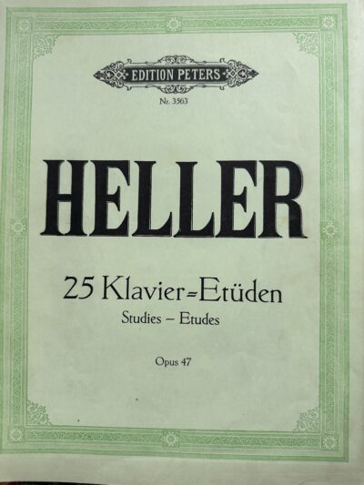 Heller- опус 47- 25 етюда за пиано